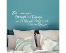Strength and Dignity, without Fear - A gentle woman Decal - An independant female Decal